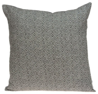 Parkland Collection Mudra Transitional Gray Pillow Cover With Poly Insert