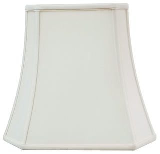 Royal Designs Square Cut Corner Basic Lampshade, Antique Gold, White, 9.5x15x13