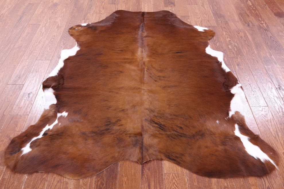 6' 0" X 5' 4" Natural Cowhide Rug C2053
