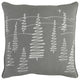 Surya Holiday HOLI-7256 18"x18" Pillow Kit, Light Gray/Ivory