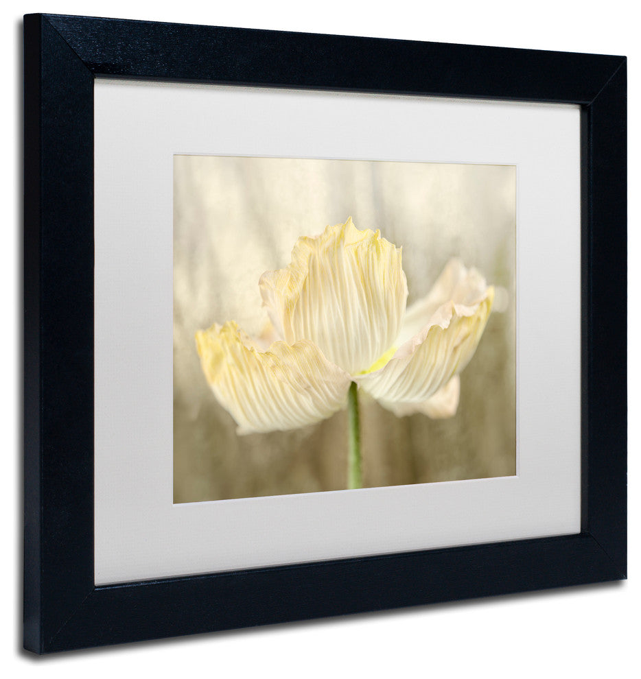 Cora Niele 'Sunshine Poppy' Matted Framed Art