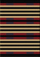 Chief Stripe Rug, Red, 4'x5', Rectangle