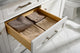 72" Double Single Sink Vanity Cabinet, White