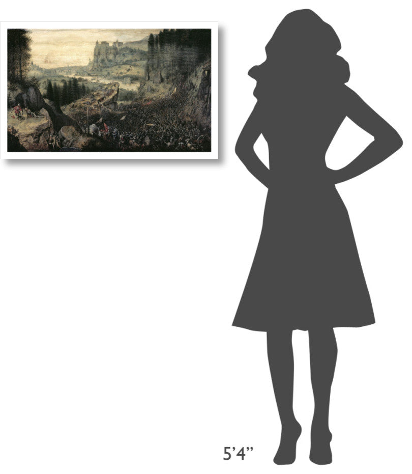 "The Suicide of Saul" Digital Paper Print by Pieter Bruegel the Elder, 32"x20"