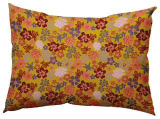 Succulent Garden Accent Pillow, Mustard, 14"x20"