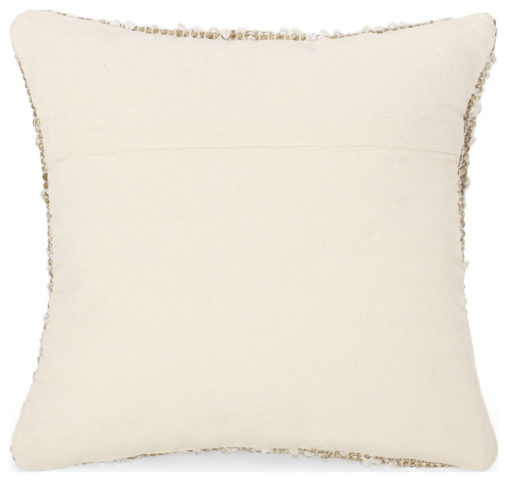 Susan Boho Handcrafted Fabric Throw Pillow, Set of 2