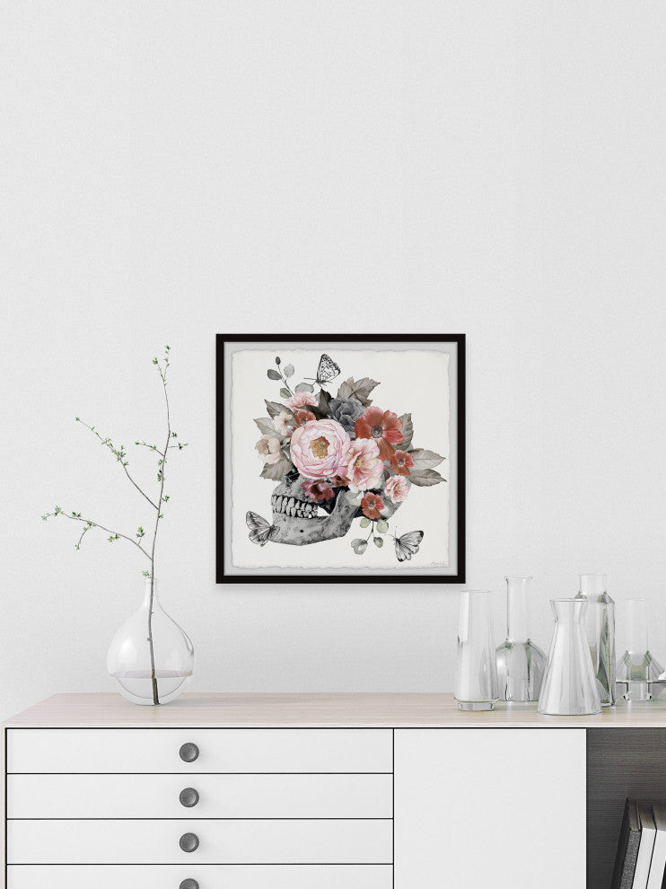 "The Missing Flowers" Framed Painting Print, 18x18