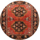 Ahgly Company Indoor Round Traditional Area Rugs, 4' Round