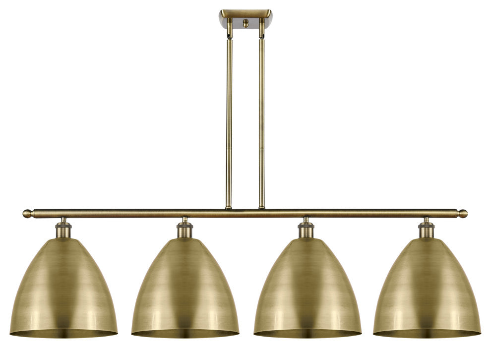 Ballston Dome Island Light, Antique Brass, Antique Brass