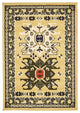 Unique Loom Cream Oasis Taftan 2' 2 x 3' 0 Area Rug