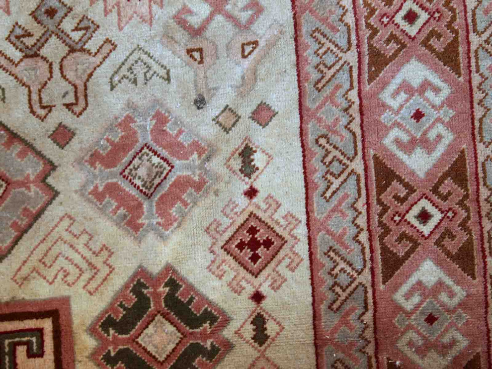 Handmade Vintage Turkish Sivas Rug, 6.5'x8.9', 199cmx274cm 1960s