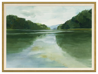Waterscapes 1 Fine Art Print, Gold, 30"x40"