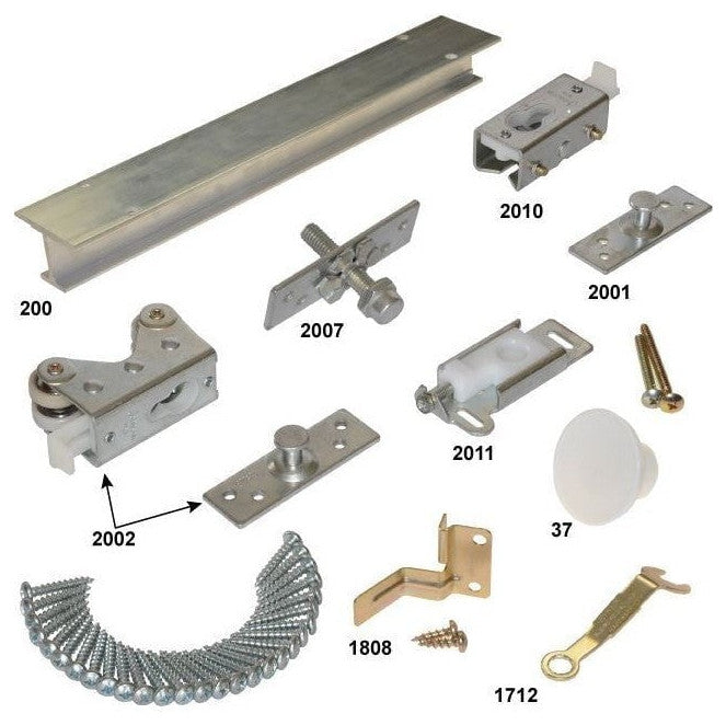 Bi-fold Doors 60 x 96 | Planum 0012 Grey Matte with  | Sturdy Tracks