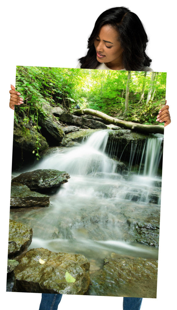 Pixley Falls 2 Landscape Photo, Waterfall Unframed Wall Art Print, 24" X 36"