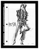 "Doodle Posh" Digital Paper Print by Anne Tavoletti, 18"x22"