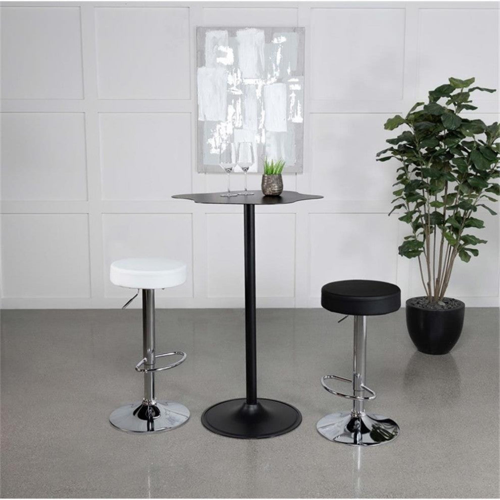 Coaster Keanu Modern Metal Pedestal Cloud-Shaped Top Bar Table in Black