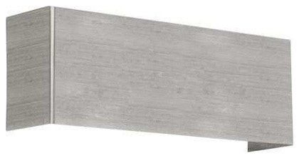 1x150W Wall Light w/ Matte Nickel Finish & Satin Glass