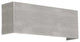 1x150W Wall Light w/ Matte Nickel Finish & Satin Glass
