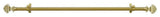 Traditional Elegance Decorative Rod & Finial Haydn 66-120"