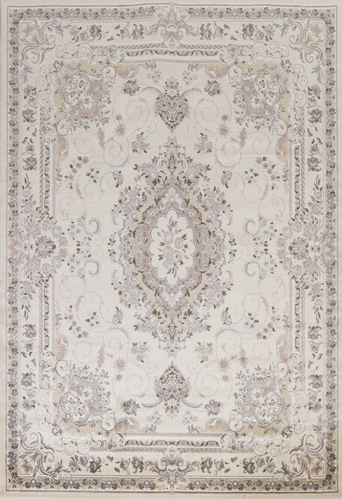 Floral Medallion Turkish Transitional Oriental Rug Traditional Carpet 10x13