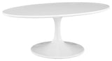 Modern Contemporary Living Room 42" Coffee Table White
