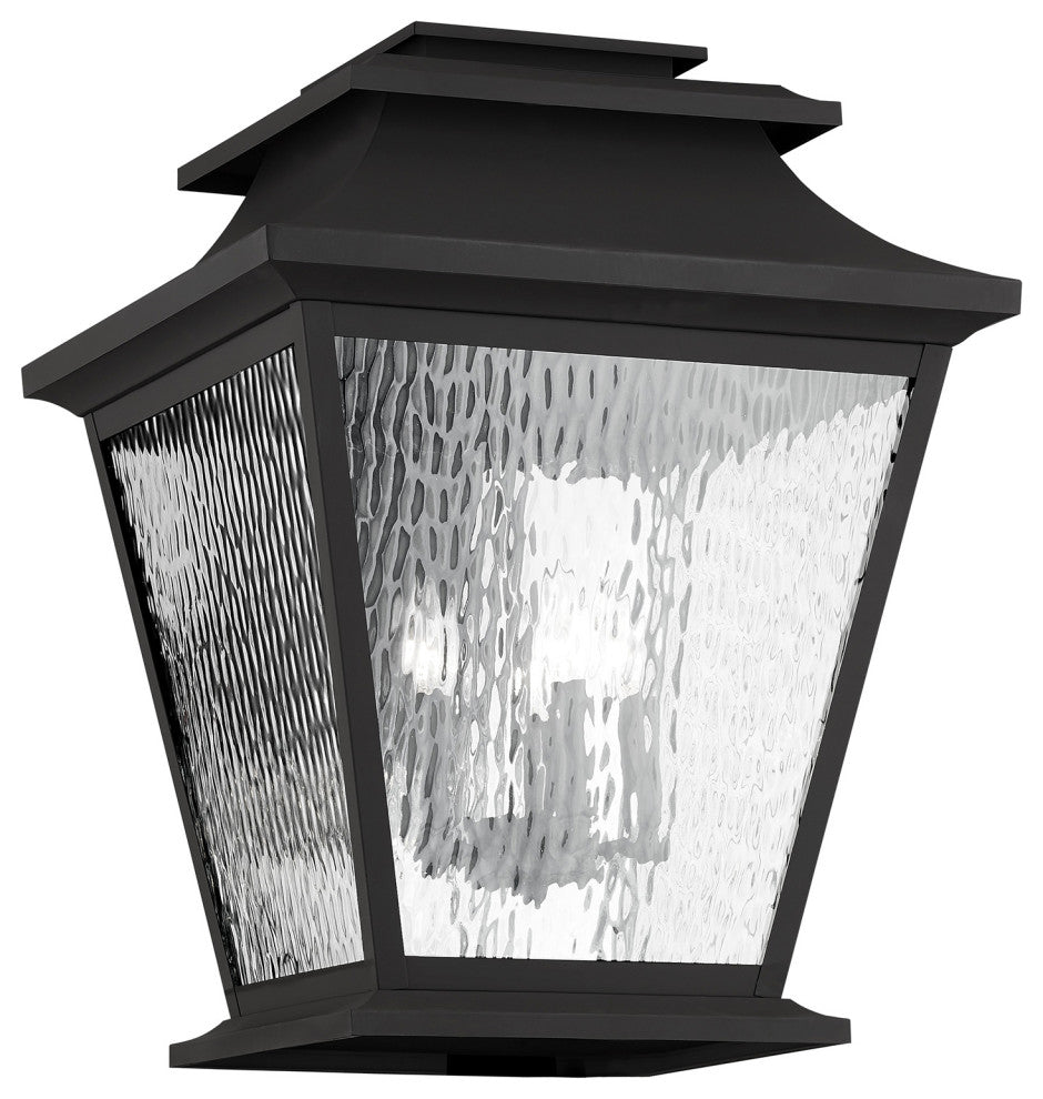 Livex Lighting Hathaway 5 Light Black Outdoor Wall Lantern