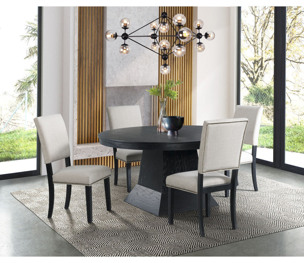 Picket House Mara Oval Dining Table Set Table and 4 Side Chairs