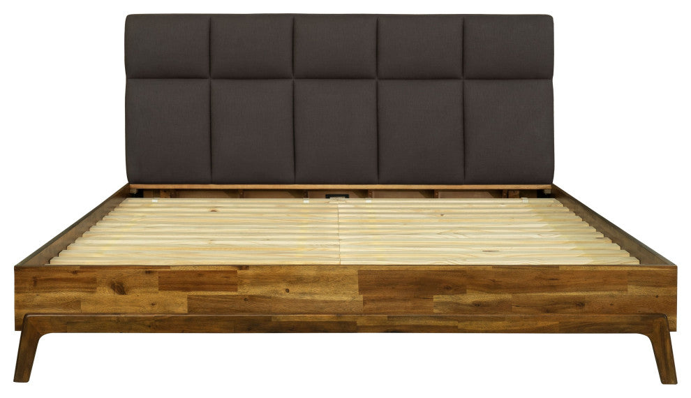 Remix King Bed, Gray