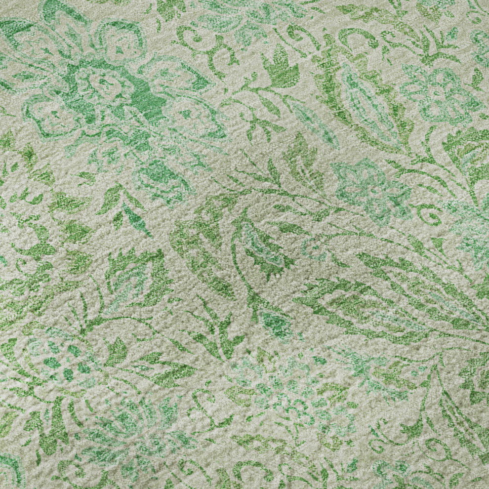 Premium Machine Washable Mayfield AMF660 Sage 2'6" x 3'10" Rug