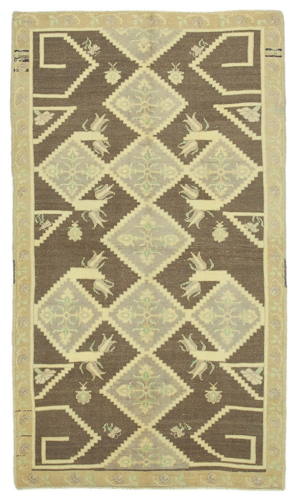 Rug N Carpet - Handwoven Anatolian 4' 7'' x 8' 2'' Decorative Wool Rug