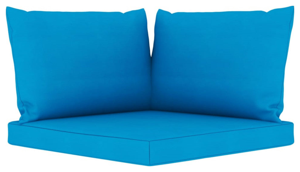 Vidaxl Pallet Sofa Cushions 3-Pieces Light Blue Fabric