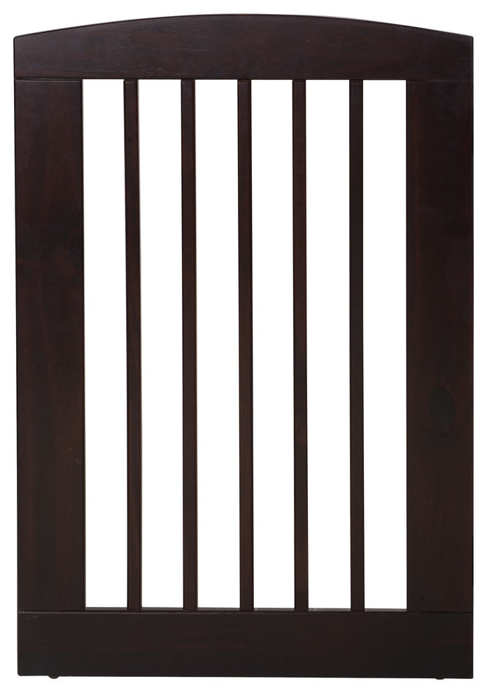 Ruffluv Single Panel Pet Gate, Large 36", Cappuccino