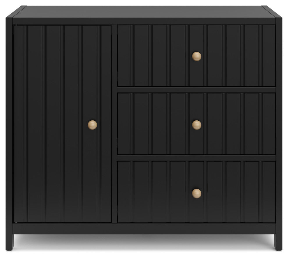 Graco Teddi Drawer Combo Dresser, Black