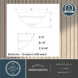 Da Vinci 12" Wall Light Brushed Nickel