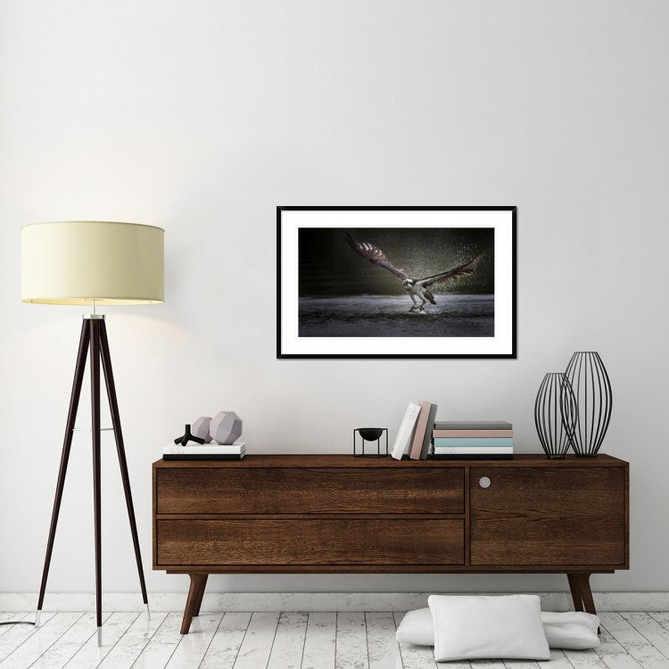 "Deadly Catch" Framed Digital Print by Phillip Chang, 44x28"