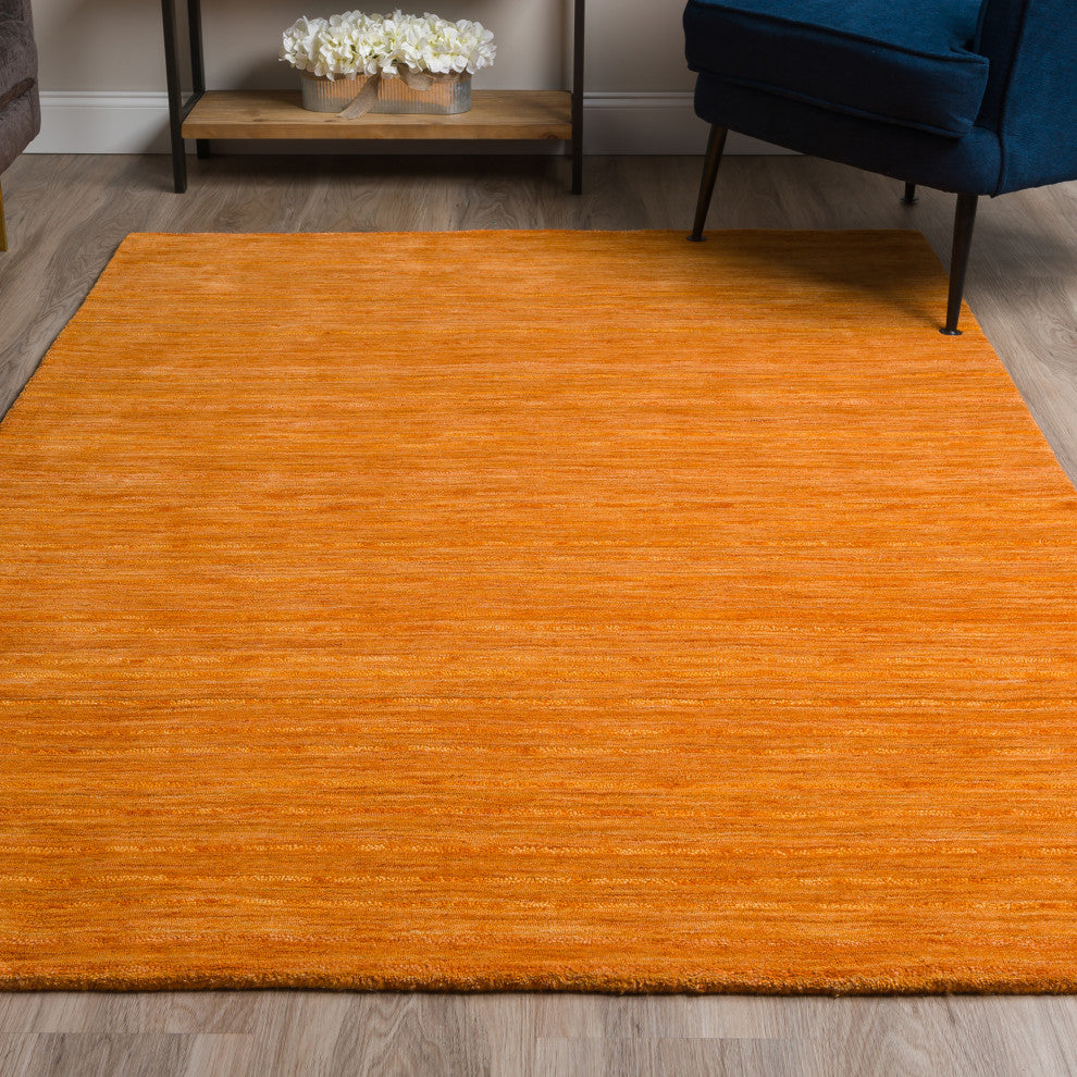 Rafia RF100 Mandarin 4' x 4' Round Rug