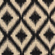 Diamond Embers Gray and Beige Luxury Throw Pillow, 24"x24"