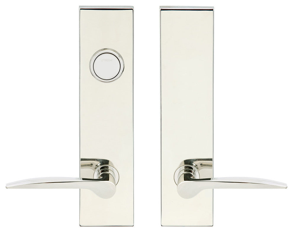 Toronto Lever, Tubular Dummy Entry, Dummy Cylinder, LH, Polished Stainless Steel