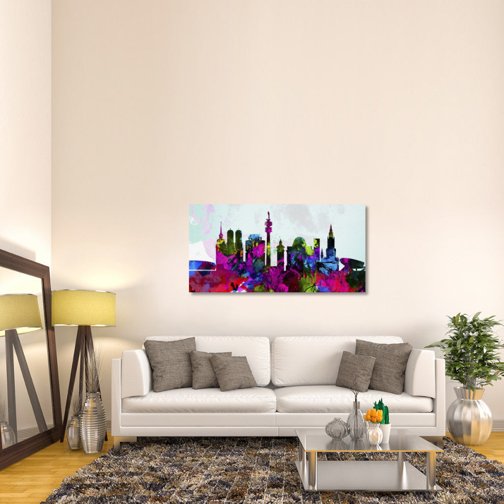 "Munich City Skyline" Fine Art Print