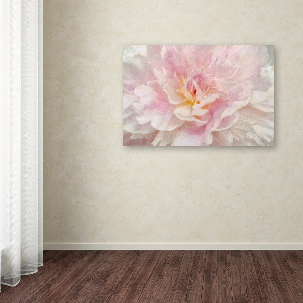 Cora Niele 'Pink Peony' Canvas Art, 16x24