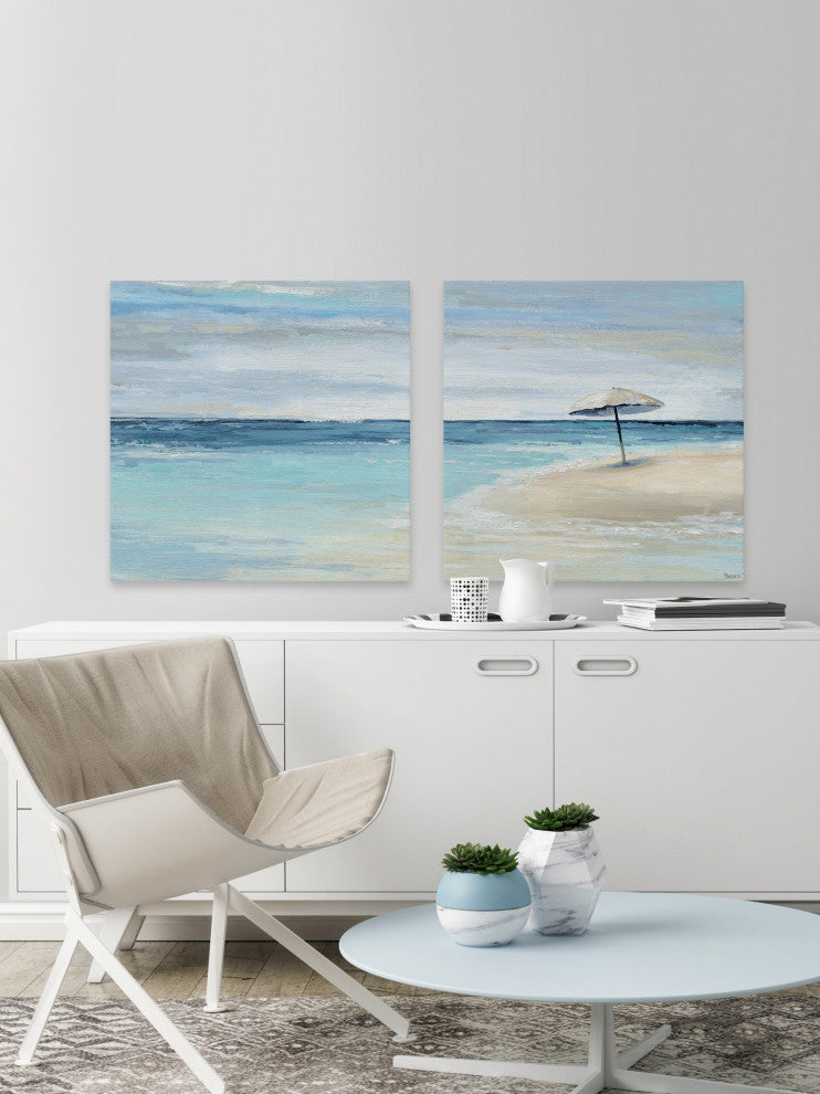 Paradise Shore II Diptych, 96"x48"