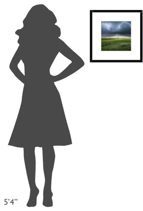 "Someplace In Summer" Framed Digital Print by Franz Schumacher, 18"x18"