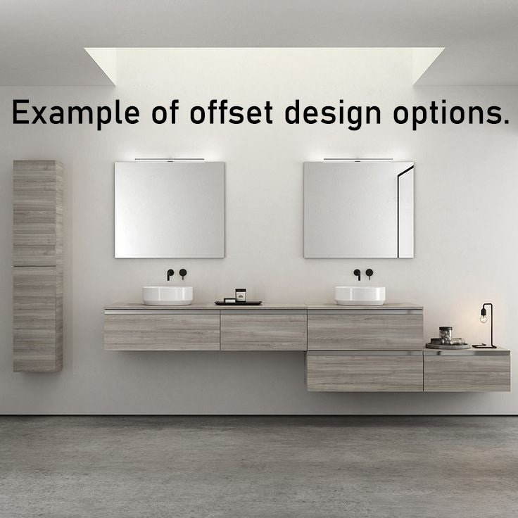 Royo Vida Collection 32" Bathroom Vanity with Sink, Sandy Grey, 1-Drawer