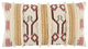 Ivory Red Southwestern Pattern Lumbar Pillow