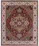 Hand Knotted Persian Fine Serapi Wool Rug 7' 11" X 9' 9" - Q16038