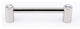 Alno Crystal Pull Modern in Polished Nickel