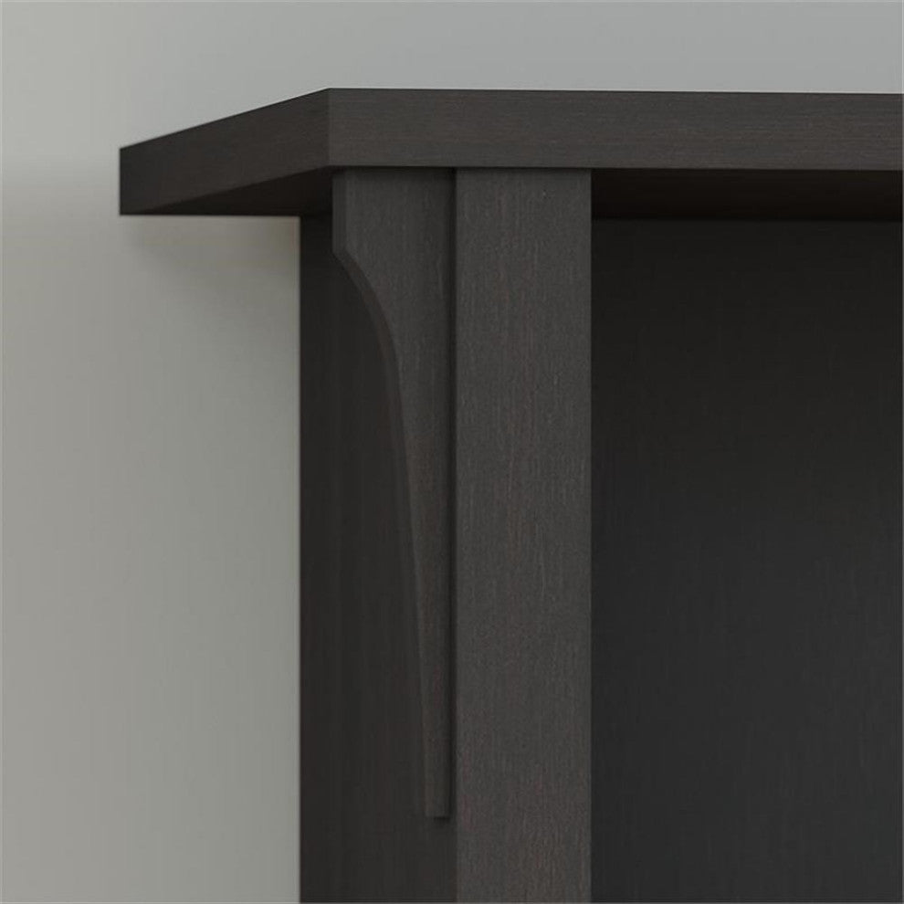 Salinas Hall Tree with Shoe Storage Bench in Vintage Black - Engineered Wood