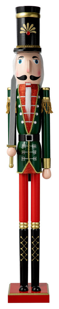 42"H Wooden Christmas Soldier Nutcracker
