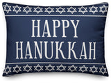 Happy Hanukkah Lumbar Pillow, 14"x20"