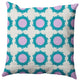Pan Bubbles Decorative Throw Pillow, Lilac, 16"x16"